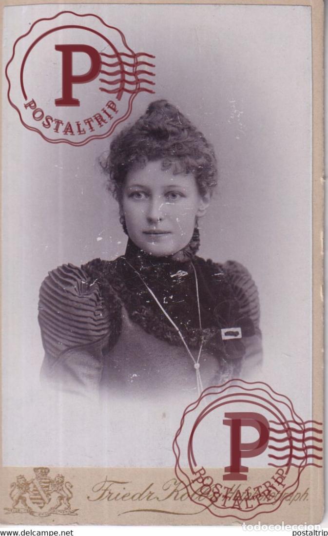 Photographie ancienne: FRIDR KOLBY ZWICKAU CDV GERMANY DEUTSCHLAND +-10*.6CM