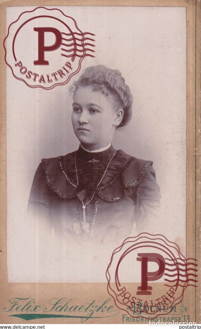 Photographie ancienne: FELIX SCHAETZKE BOCHUM CDV GERMANY DEUTSCHLAND +-10*.6CM