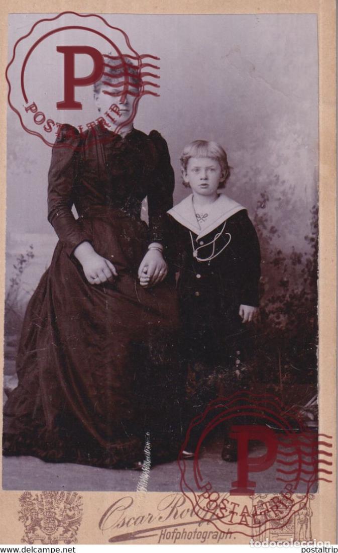 Photographie ancienne: OSCAR ROLOFF BERLIN SW CDV GERMANY DEUTSCHLAND +-10*.6CM