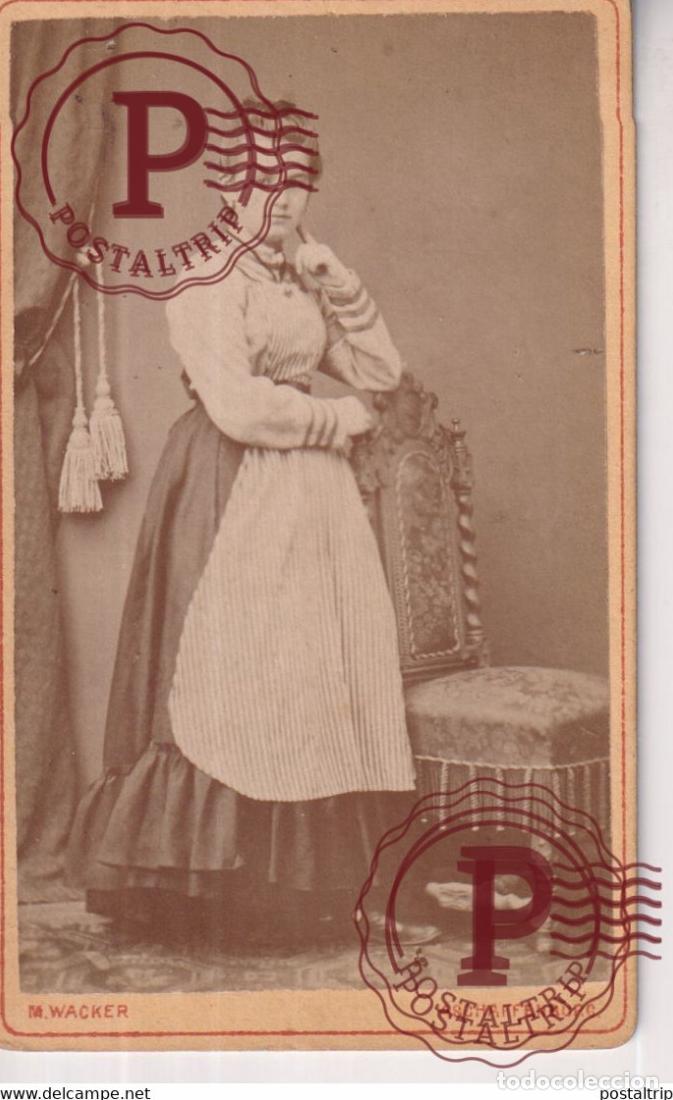 Photographie ancienne: W WACKER ASCHAFFENBURG CDV GERMANY DEUTSCHLAND +-10*.6CM