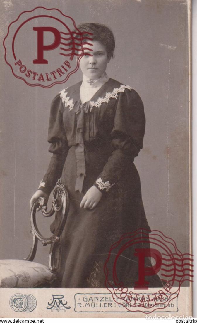 Fotograf&iacute;a antigua: GANZEL FRANKES GORLITZ CDV GERMANY DEUTSCHLAND +-10*.6CM