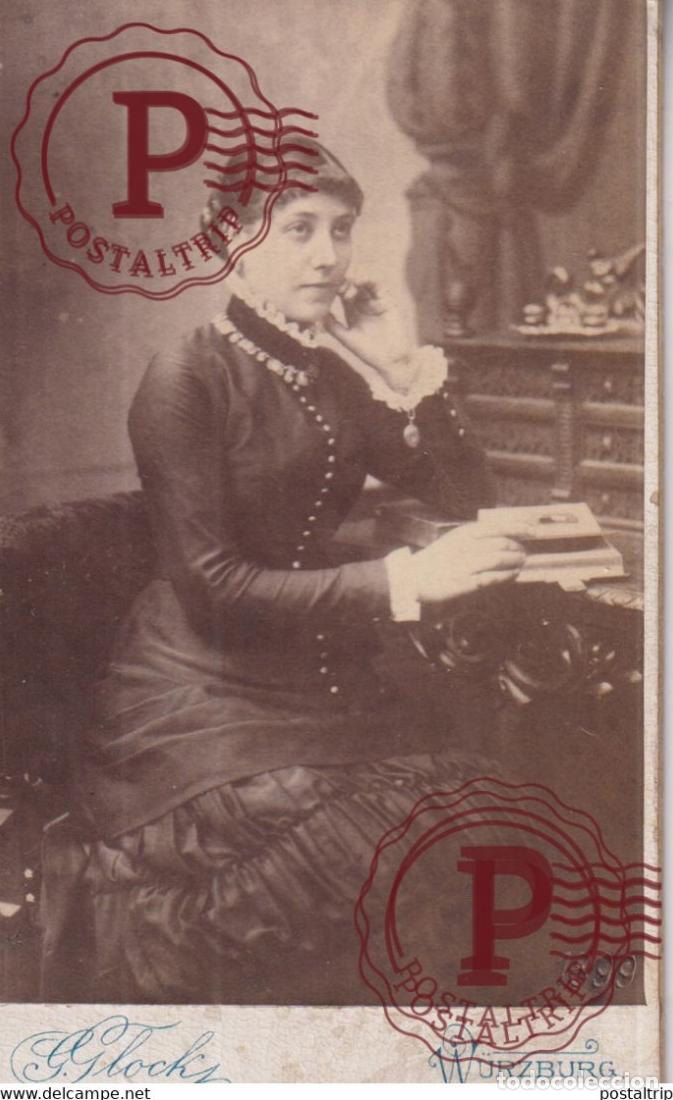 Fotograf&iacute;a antigua: G GLOCKS WURZBURG CDV GERMANY DEUTSCHLAND +-10*.6CM