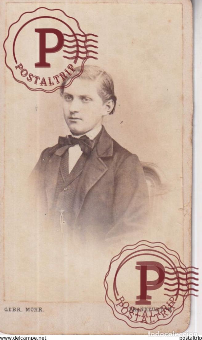 Fotograf&iacute;a antigua: GEBR MOHR FRANKFURT A M CDV GERMANY DEUTSCHLAND +-10*.6CM