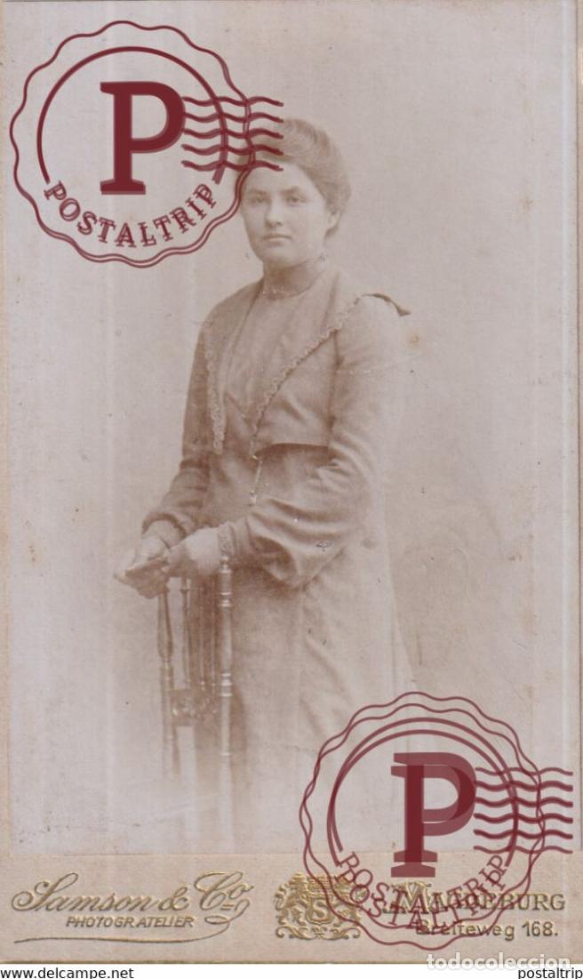 Fotograf&iacute;a antigua: SAMSON MAGDEBURG CDV GERMANY DEUTSCHLAND +-10*.6CM