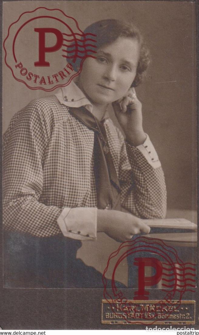 Fotograf&iacute;a antigua: KARL MACKEL BURGSTADT CDV GERMANY DEUTSCHLAND +-10*.6CM