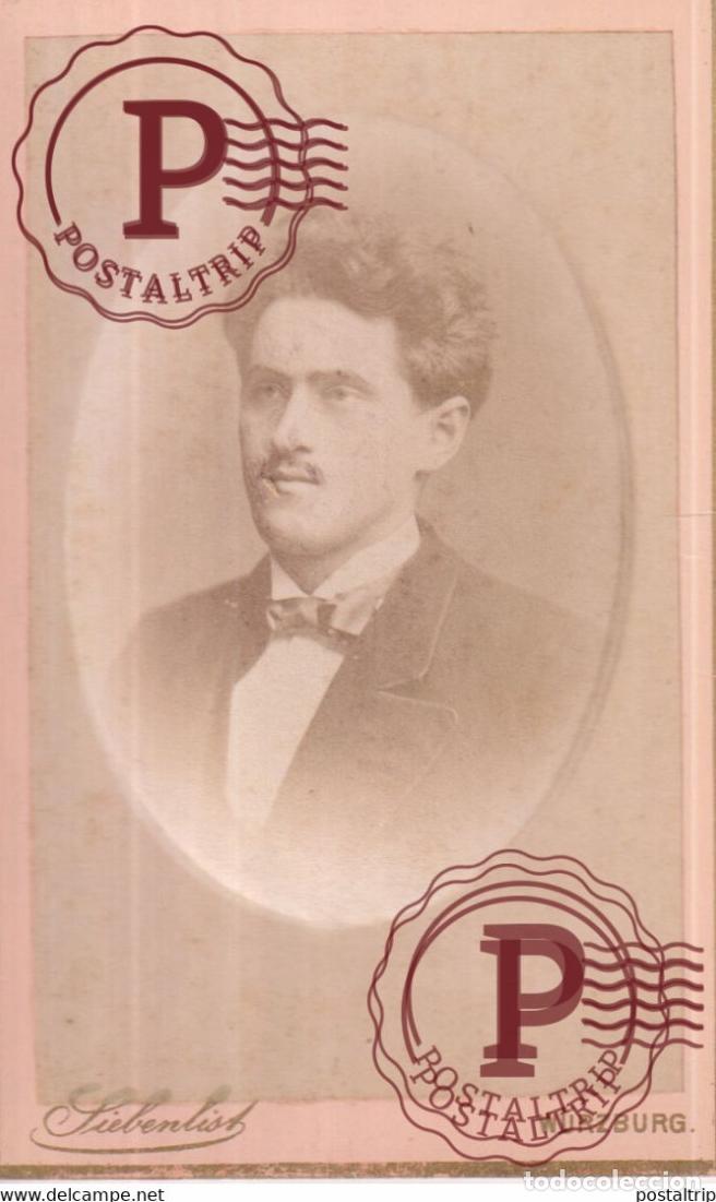 Fotograf&iacute;a antigua: F LIEBENLIST WURZBURG GERMANY DEUTSCHLAND +-10*6CM