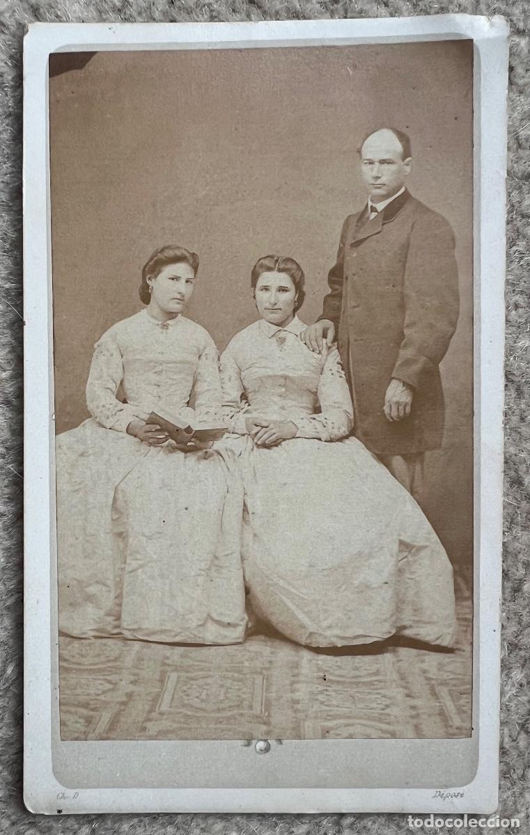 Fotograf&iacute;a antigua: Alb&uacute;mina CDV fot&oacute;grafo Picca - Groom (Calle del Obispo, N&deg; 18) Valladolid