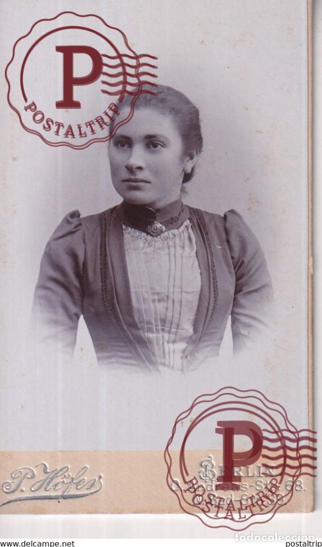 Antique Photography: P HOFER BERLIN GERMANY DEUTSCHLAND +-10*6CM