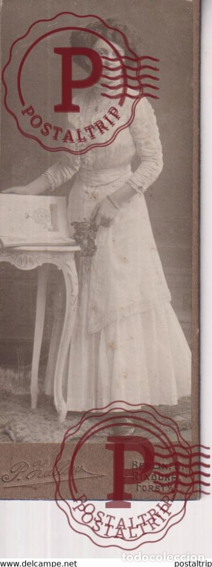 Fotograf&iacute;a antigua: ZALLON BERLIN CDV GERMANY DEUTSCHLAND +-12*5CM