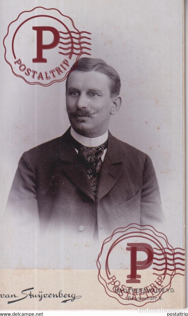 Fotograf&iacute;a antigua: VAN STUYVENBERG BAD FREIENWALDE CDV GERMANY DEUTSCHLAND +-10*6CM