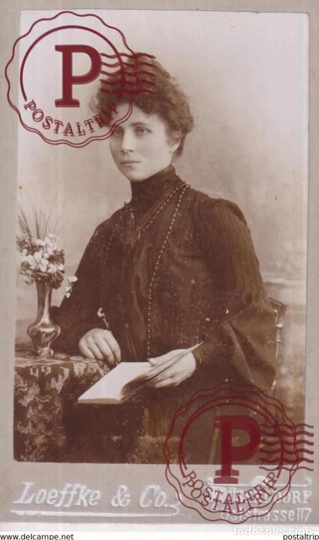 Fotograf&iacute;a antigua: LOEFKE DUSSELDORF CDV GERMANY DEUTSCHLAND +-10*6CM