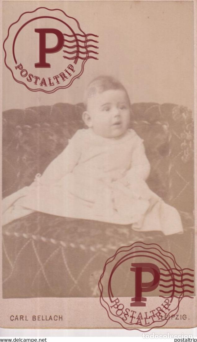 Fotograf&iacute;a antigua: CDV CARL BELLACH LEIPZIG GERMANY DEUTSCHLAND +-10*6CM