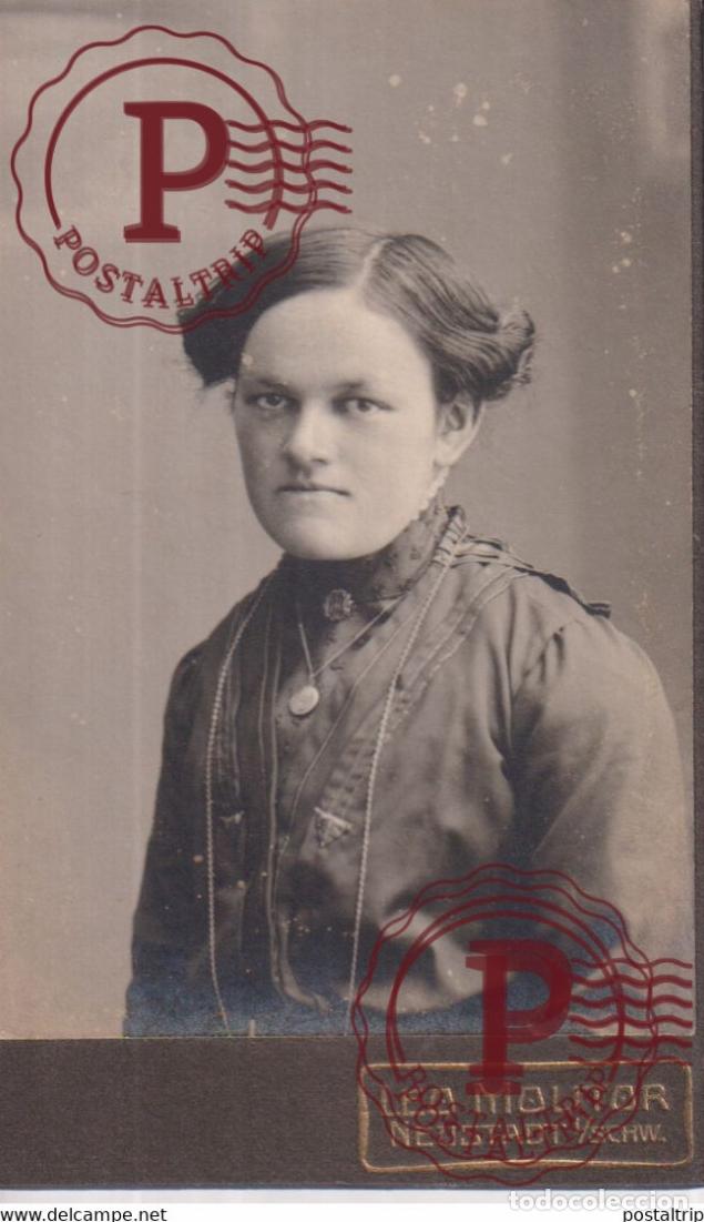 Fotograf&iacute;a antigua: CDV LEO MOLITOR NEUSTADT SCHWARZWALD GERMANY DEUTSCHLAND +-10*6CM