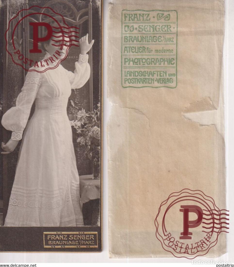 Fotograf&iacute;a antigua: CDV FRANZ SENGER BRAUNLAGE HARZ GERMANY DEUTSCHLAND +-12*5CM