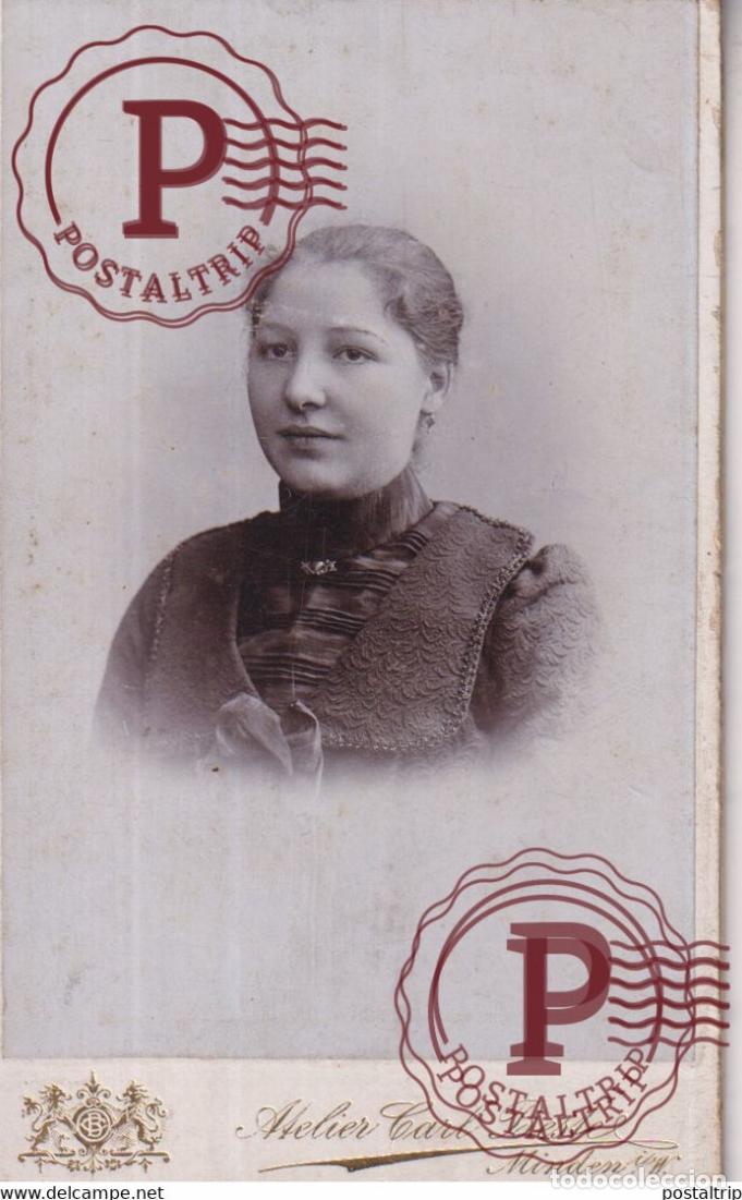 Antique Photography: CARL BESTEL MINDEN GERMANY DEUTSCHLAND +-10*6CM