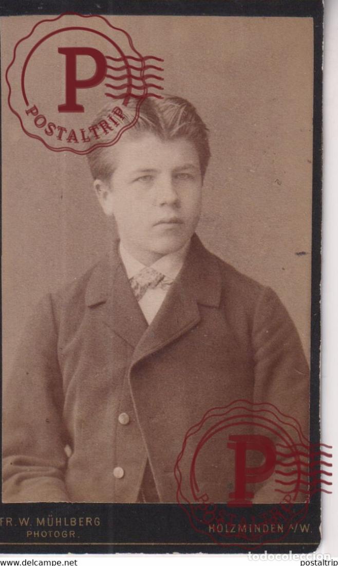 Antique Photography: FR W MUHLBERG HOLZMINDEN BAD DRIBURG CDV GERMANY DEUTSCHLAND +-10*6CM