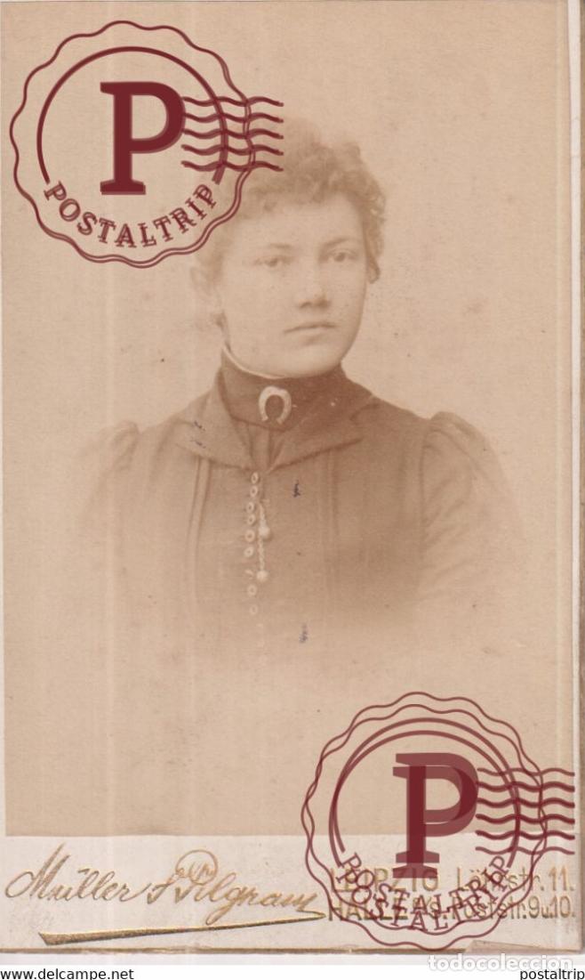 Antique Photography: MULLER PILGNAM LEIPZIG HALLE CDV GERMANY DEUTSCHLAND +-10*6CM