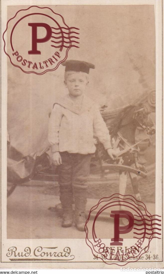 Antique Photography: RUD CONRAD BERLIN CDV GERMANY DEUTSCHLAND +-10*6CM