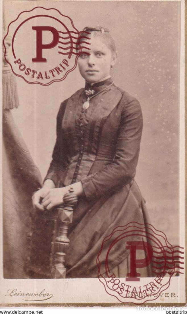 Antique Photography: G W LEINENEBER HANNOVER CDV GERMANY DEUTSCHLAND +-10*6CM