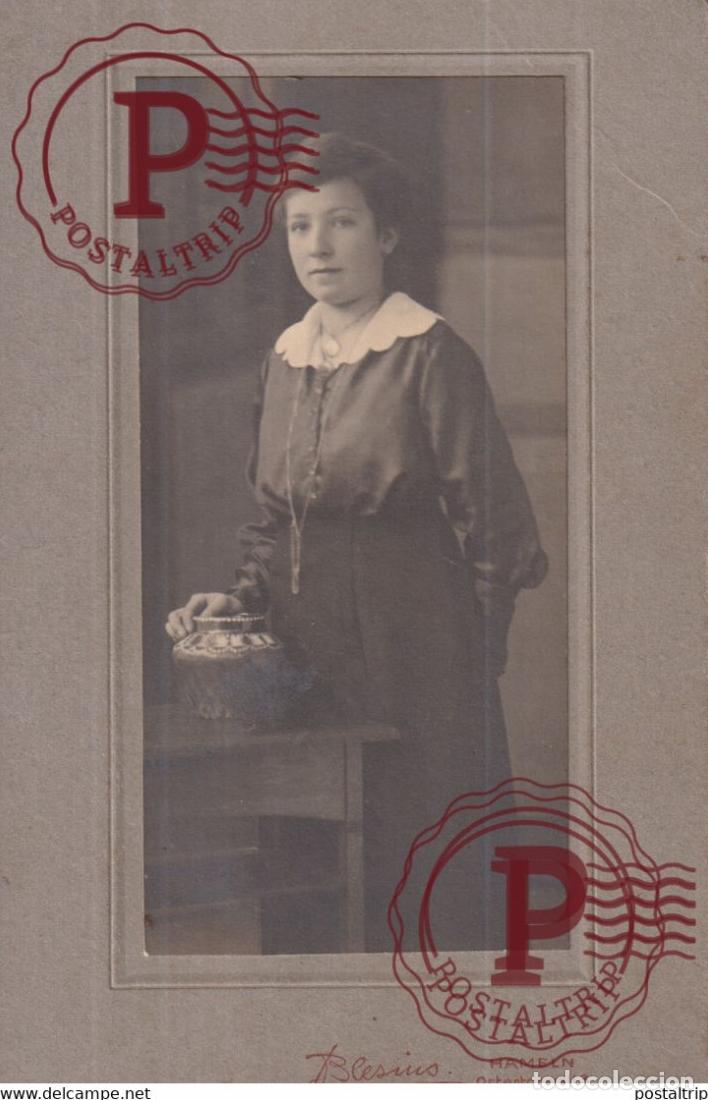 Antique Photography: BLESINS HAMELN GERMANY DEUTSCHLAND +-14*9CM