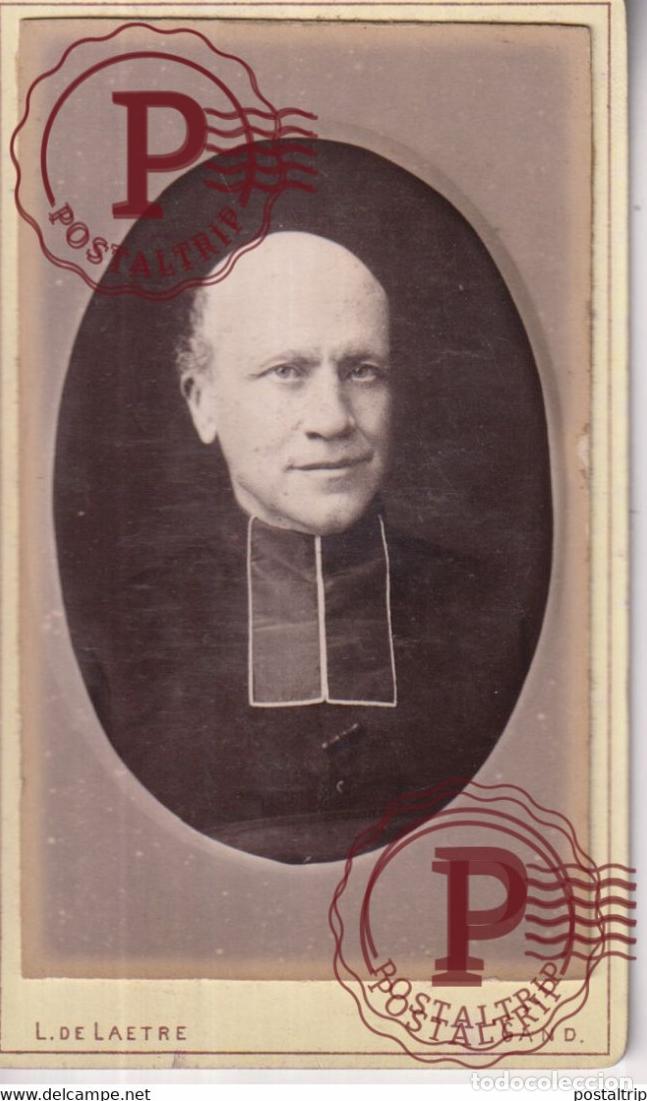 Photographie ancienne: EH DHOOGHE EERWAARDE HEER DE LAETRE L GENT +-10*6CM