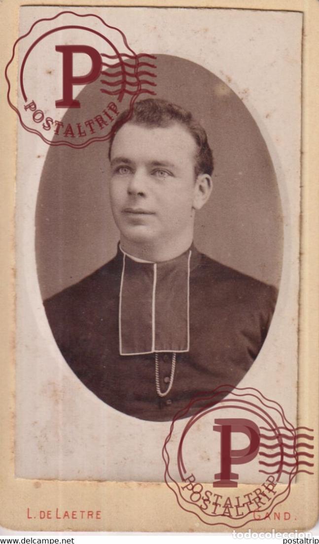 Photographie ancienne: EH VINCKE EERWAARDE HEER DE LAETRE L GENT +-10*6CM