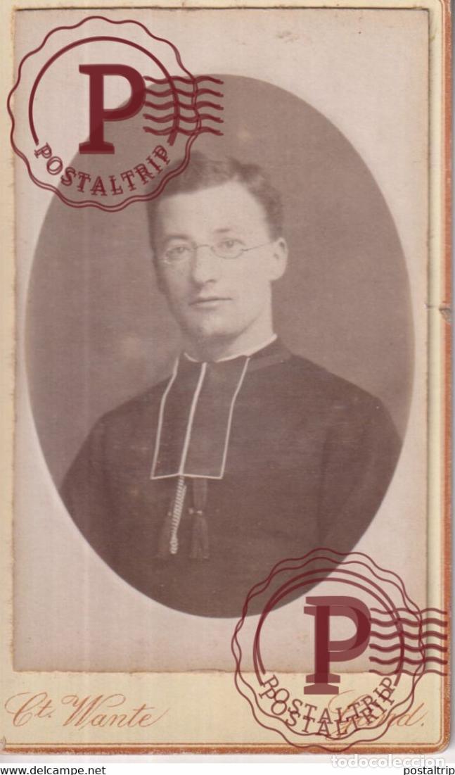 Photographie ancienne: EH GODEYNE EERWAARDE HEER WANTE CT GENT +-10*6CM