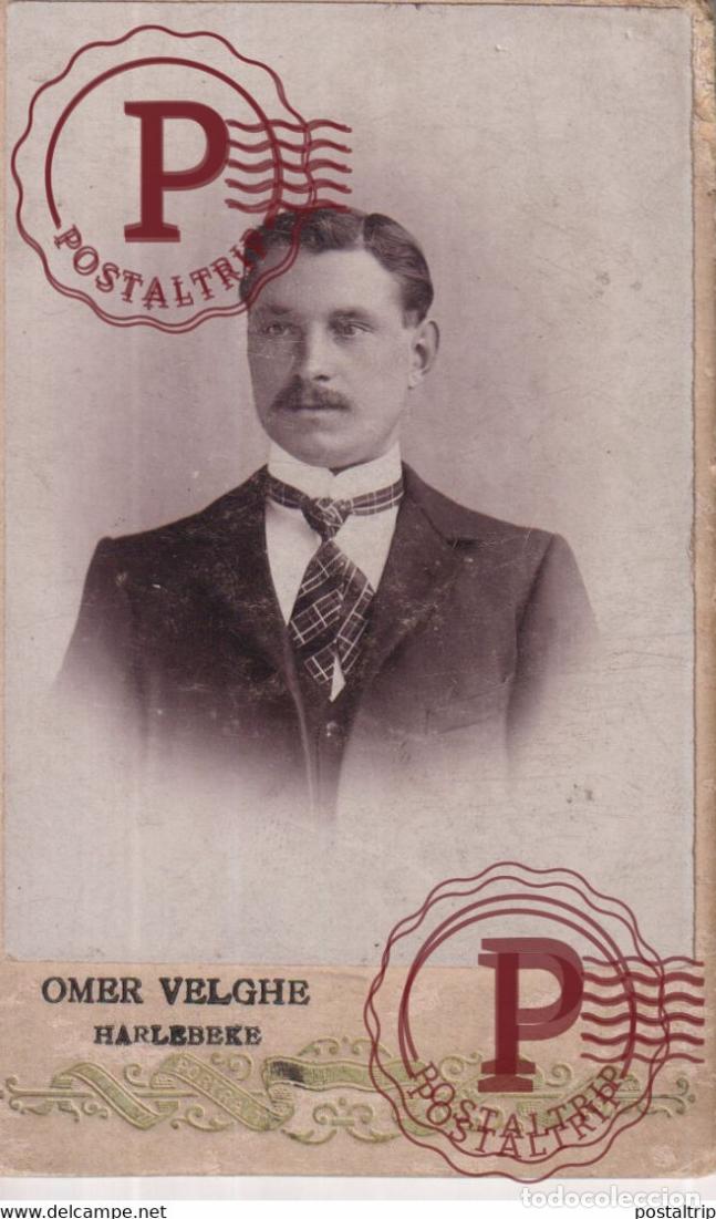 Photographie ancienne: JULIEN BAERT VELGHE OMER HARELBEKE +-10*6CM