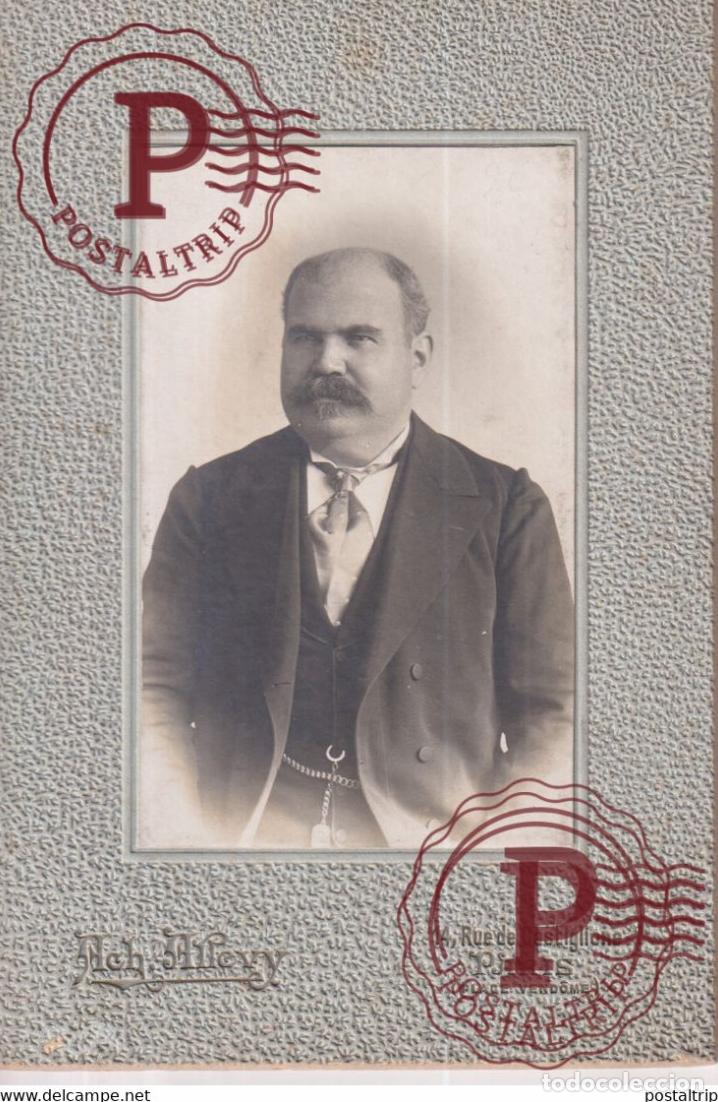 Photographie ancienne: MR RENAULT ALLEVY ACH PARIS +-12*10CM