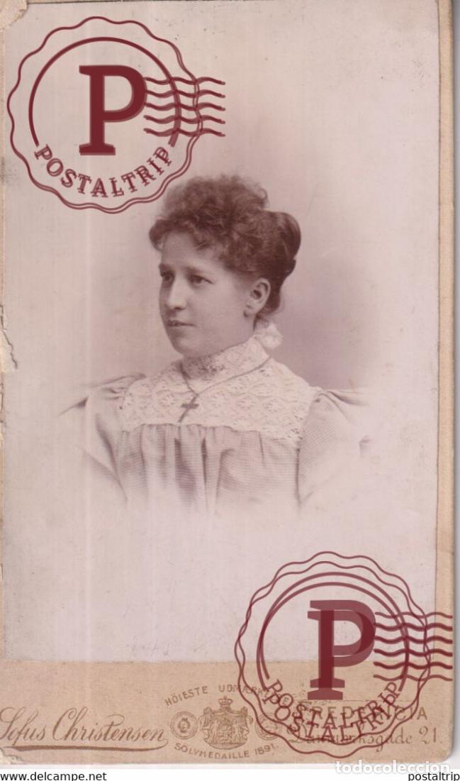 Photographie ancienne: SOFUS CHRISTENSEN FREDERICIA DENMARK CDV +-10*6.5CM
