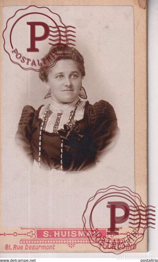 Photographie ancienne: S HUISMAN TOURCOING CDV +-10*6.5CM