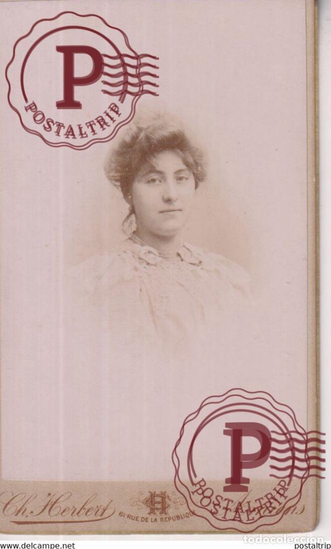 Photographie ancienne: CH HERBERT AMIENS CDV +-10*6.5CM