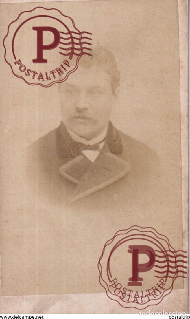 Fotograf&iacute;a antigua: 1882 ELI TASSCHART 31 ANS Photo ancienne CDV Fotografie +-10*6CM
