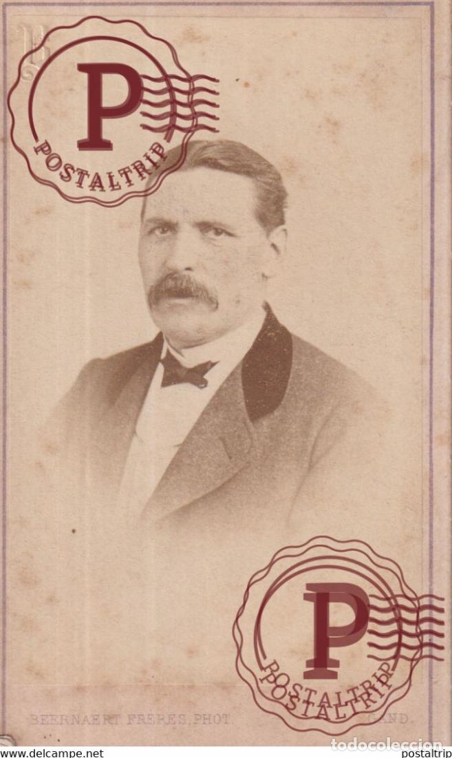 Fotograf&iacute;a antigua: 1873 P DE VLAUW A VAN DEN BOGAERDE BEERNAERT FRERES GAND GENT Photo ancienne CDV Fotografie +-10