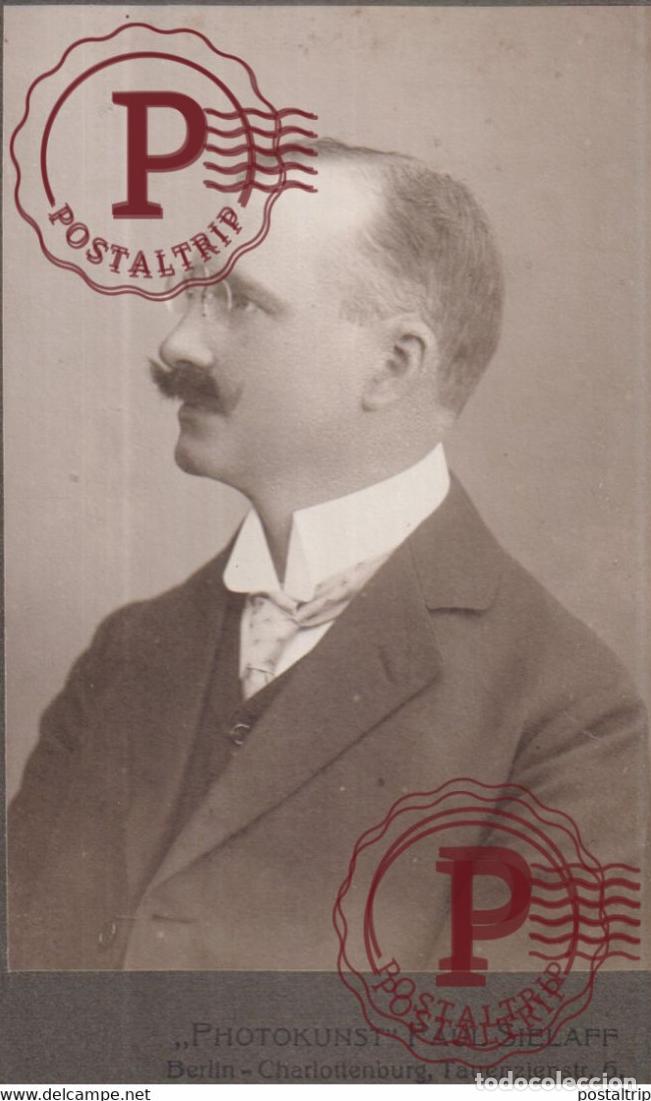 Fotograf&iacute;a antigua: 1877 WILLY OTTENDORF PAUL SIELAFF BERLIN CHARLOTTENBURG Photo ancienne CDV Fotografie +-10*6CM