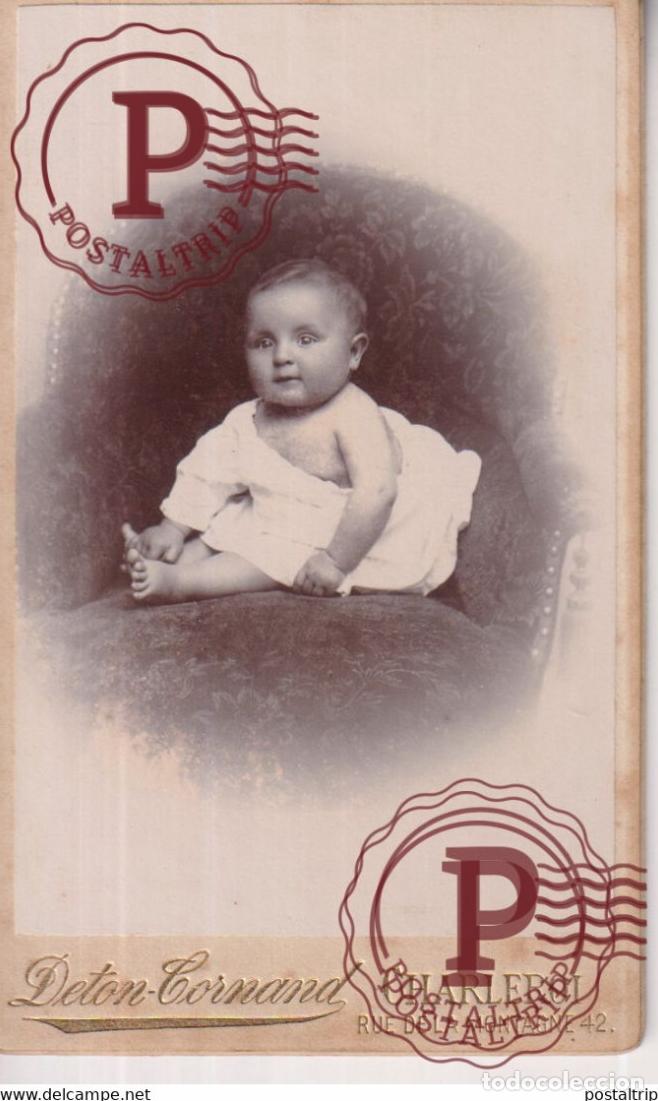 Fotograf&iacute;a antigua: 1892 DETON CORNAND CHARLEROI MONS LIEGE Photo ancienne CDV Fotografie +-10*6CM