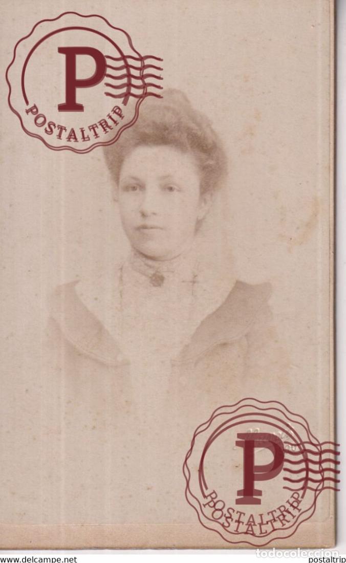 Alte Fotografie: A LOUVOIS LEZ BRUXELLES 1900 CDV Fotografie +-10*6CM