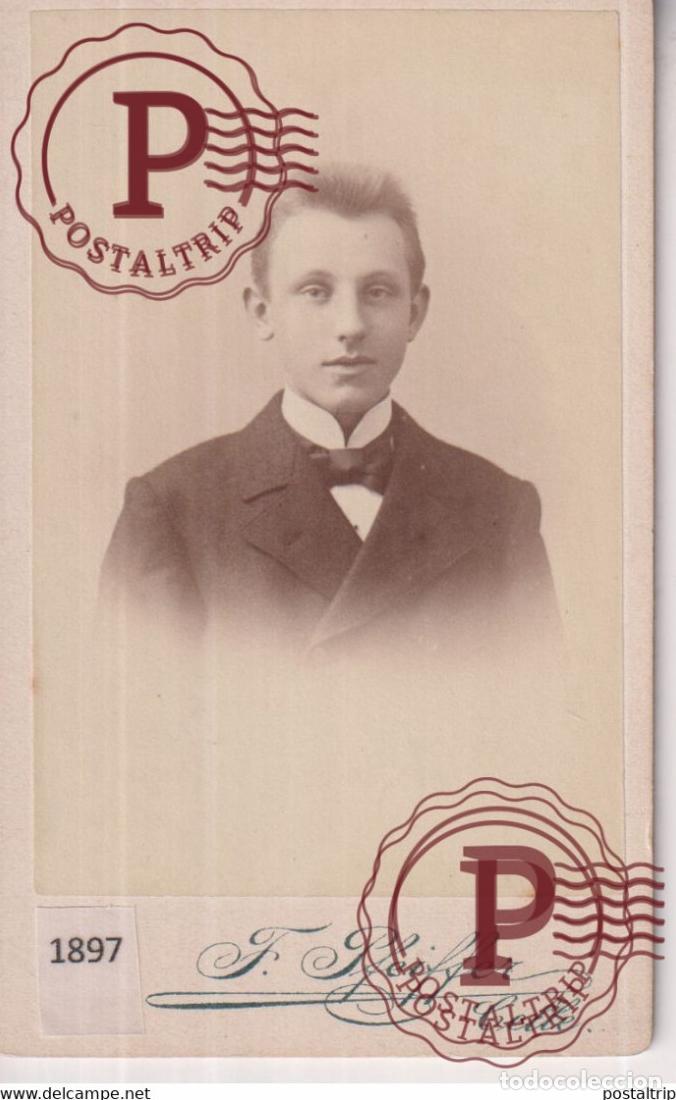 Antique Photography: 1897 F PFEIDDER CELLE G WOLLENDORF CDV Fotografie +-10*6CM