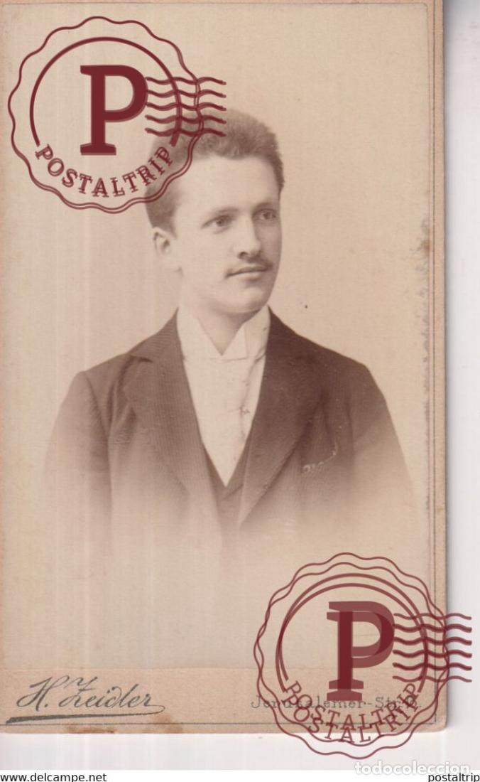 Antique Photography: 1892 ALEXANDER ADLER H ZEIDLER BERLIN CDV Fotografie +-10*6CM