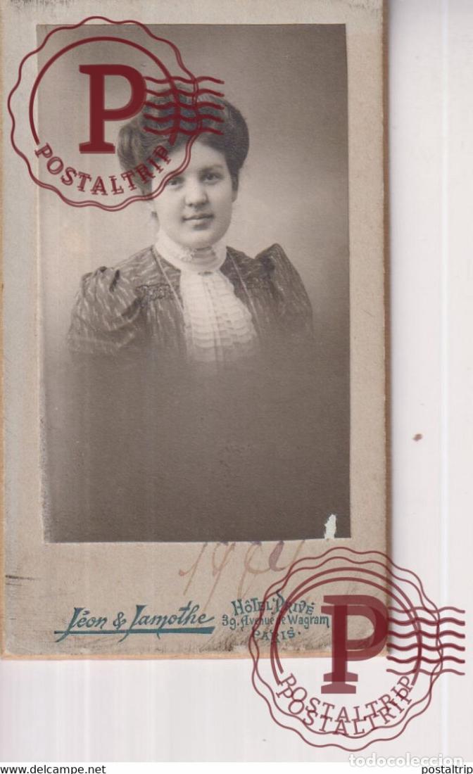 Antique Photography: 1904 JEON LAMOTHE PARIS CDV Fotografie +-9*5CM