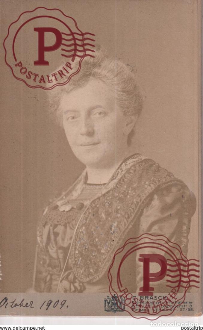 Antique Photography: 1909 C BRASCH BERLIN CABINET Fotografie +-16*10CM
