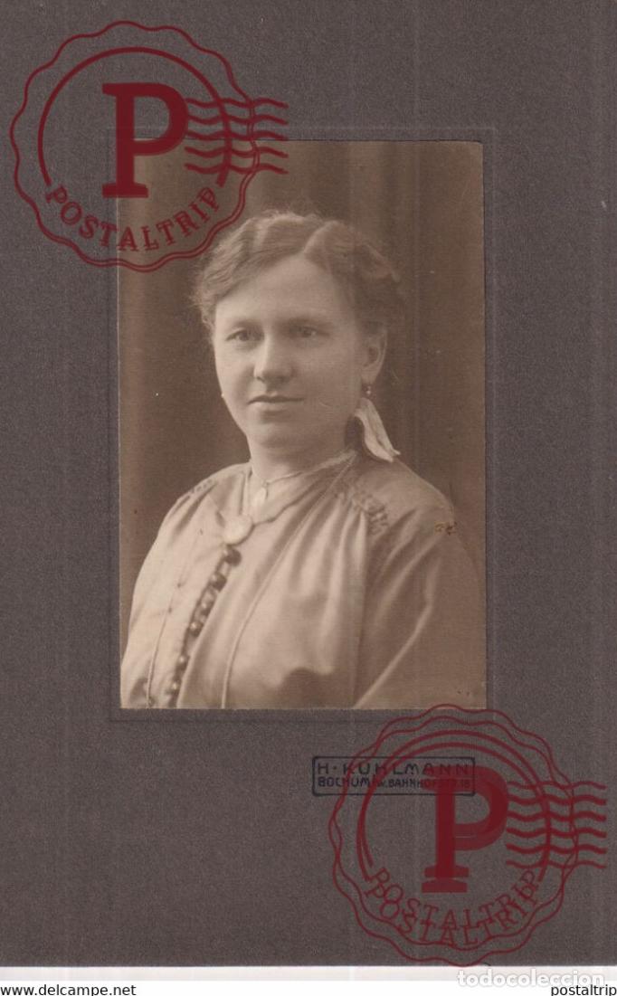 Antique Photography: H KUHLMANN BOCHUM Fotografie +-16*10CM