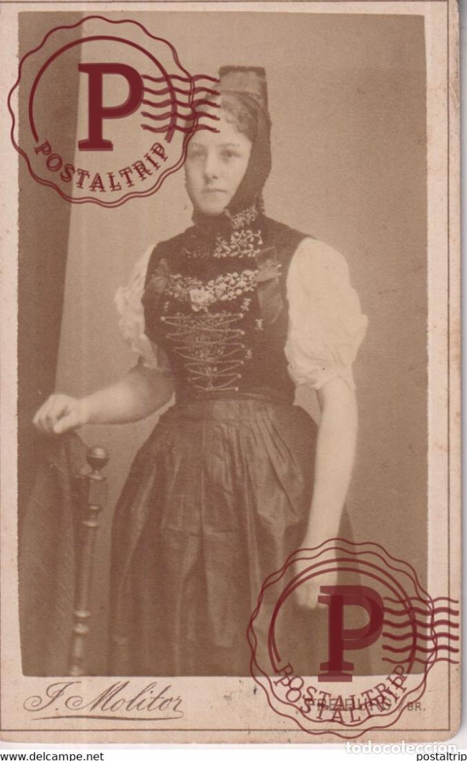 Fotograf&iacute;a antigua: RARE J. Molitor, Freiburg Germany DUITSLAND CDV Fotografie +-10*6CM