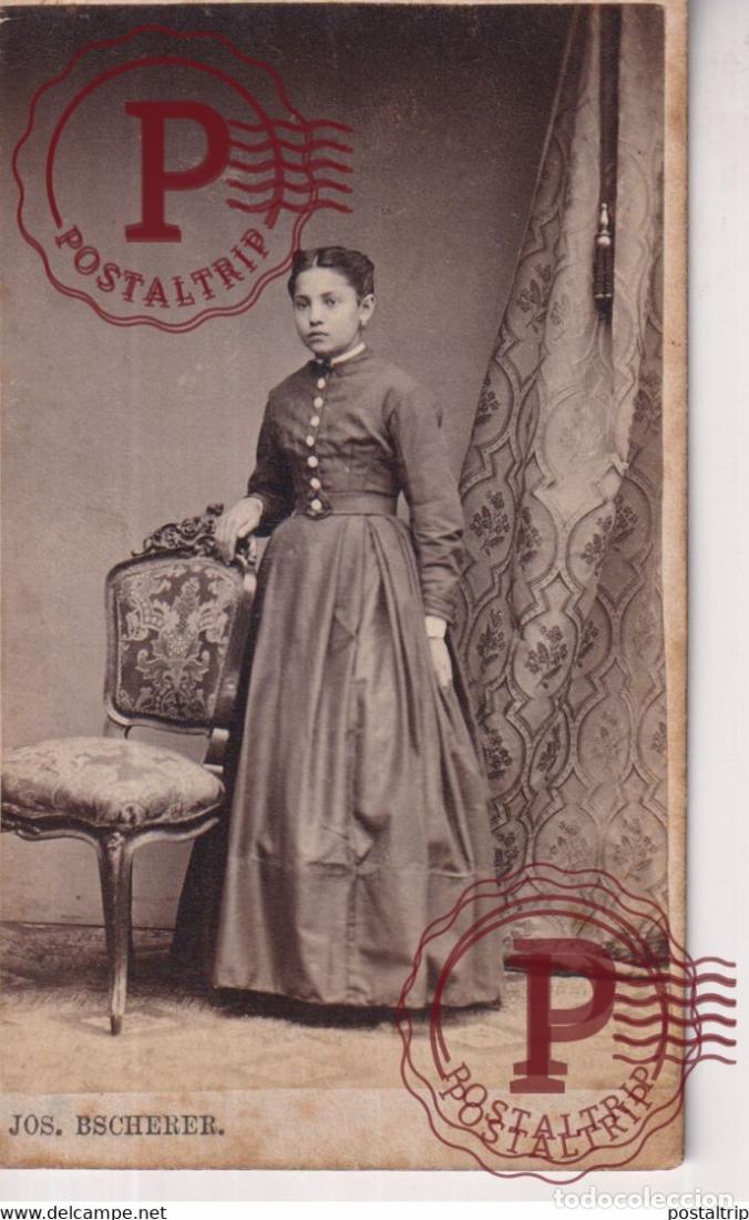 Fotograf&iacute;a antigua: JOS BSCHERER Germany DUITSLAND CDV Fotografie +-10*6CM