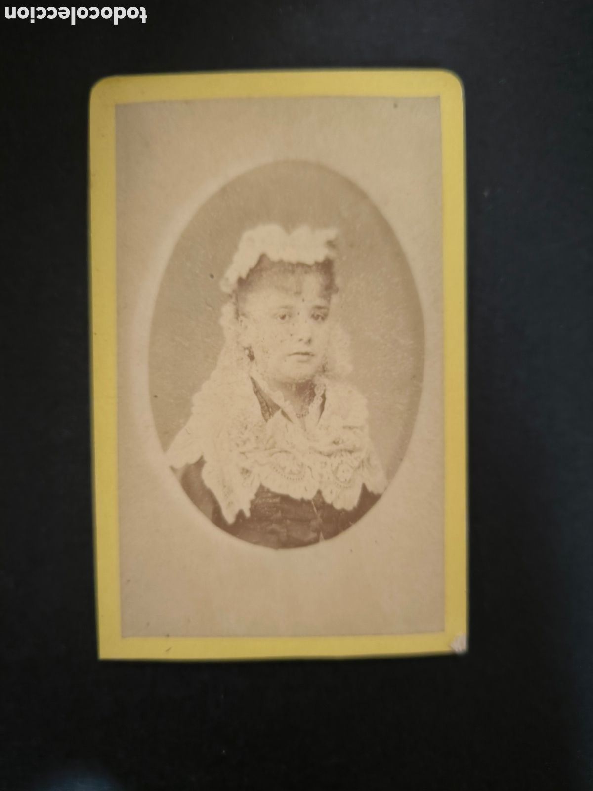 Fotograf&iacute;a antigua: Fotograf&iacute;a antigua, CDV. L. Sellier. La Coru&ntilde;a, finales s. XIX. Galicia.