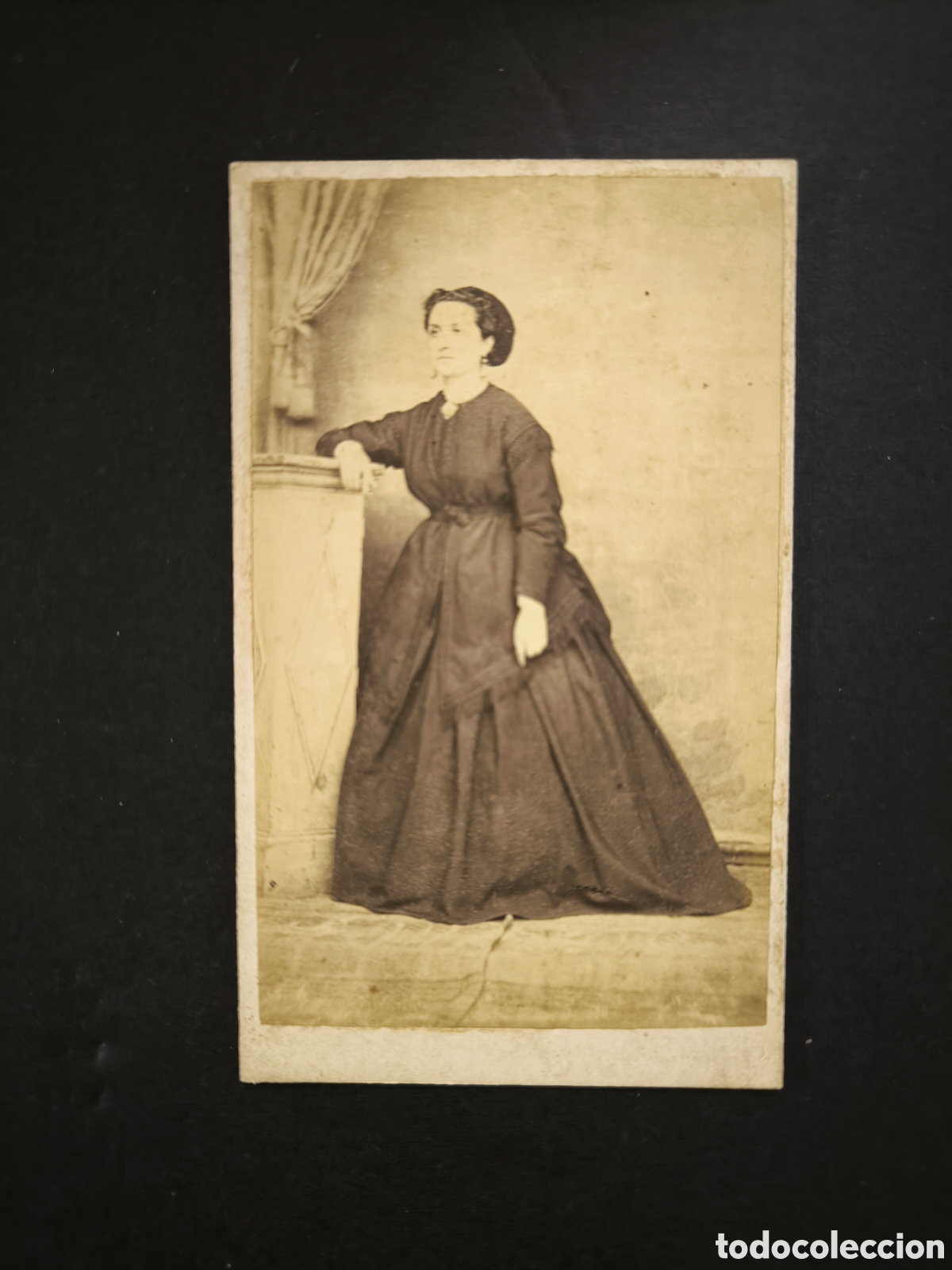 Fotograf&iacute;a antigua: Fotograf&iacute;a antigua, CDV. Eliseo Segond. Santiago de Compostela, finales s. XIX. Galicia.