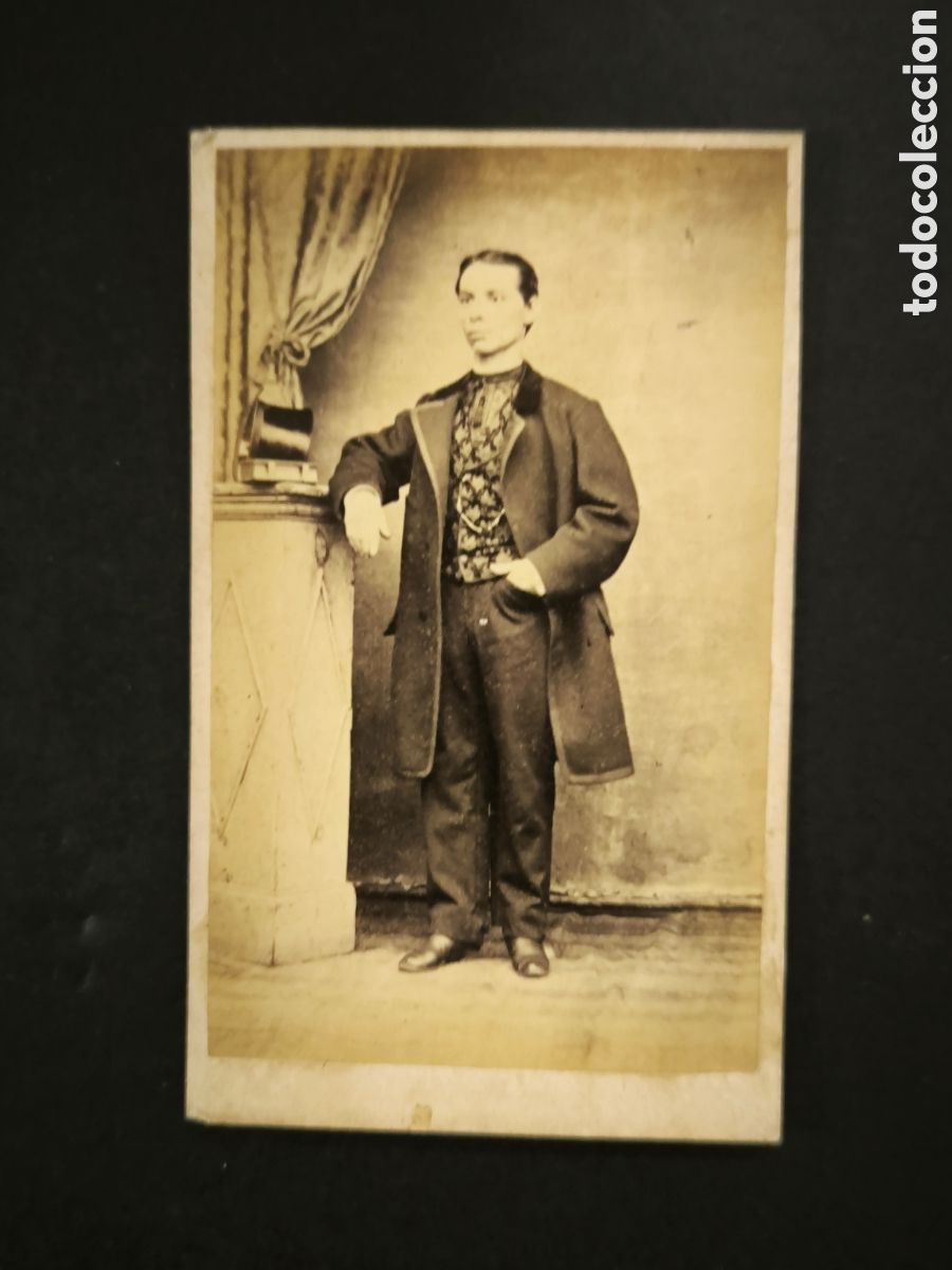 Fotograf&iacute;a antigua: Fotograf&iacute;a antigua, CDV. Eliseo Segond. Santiago de Compostela, finales s. XIX. Galicia.