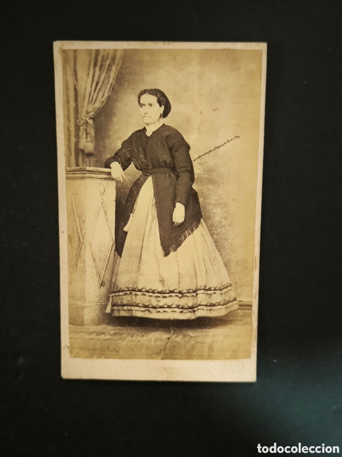 Fotograf&iacute;a antigua: Fotograf&iacute;a antigua, CDV. Eliseo Segond. Santiago de Compostela, finales s. XIX. Galicia.