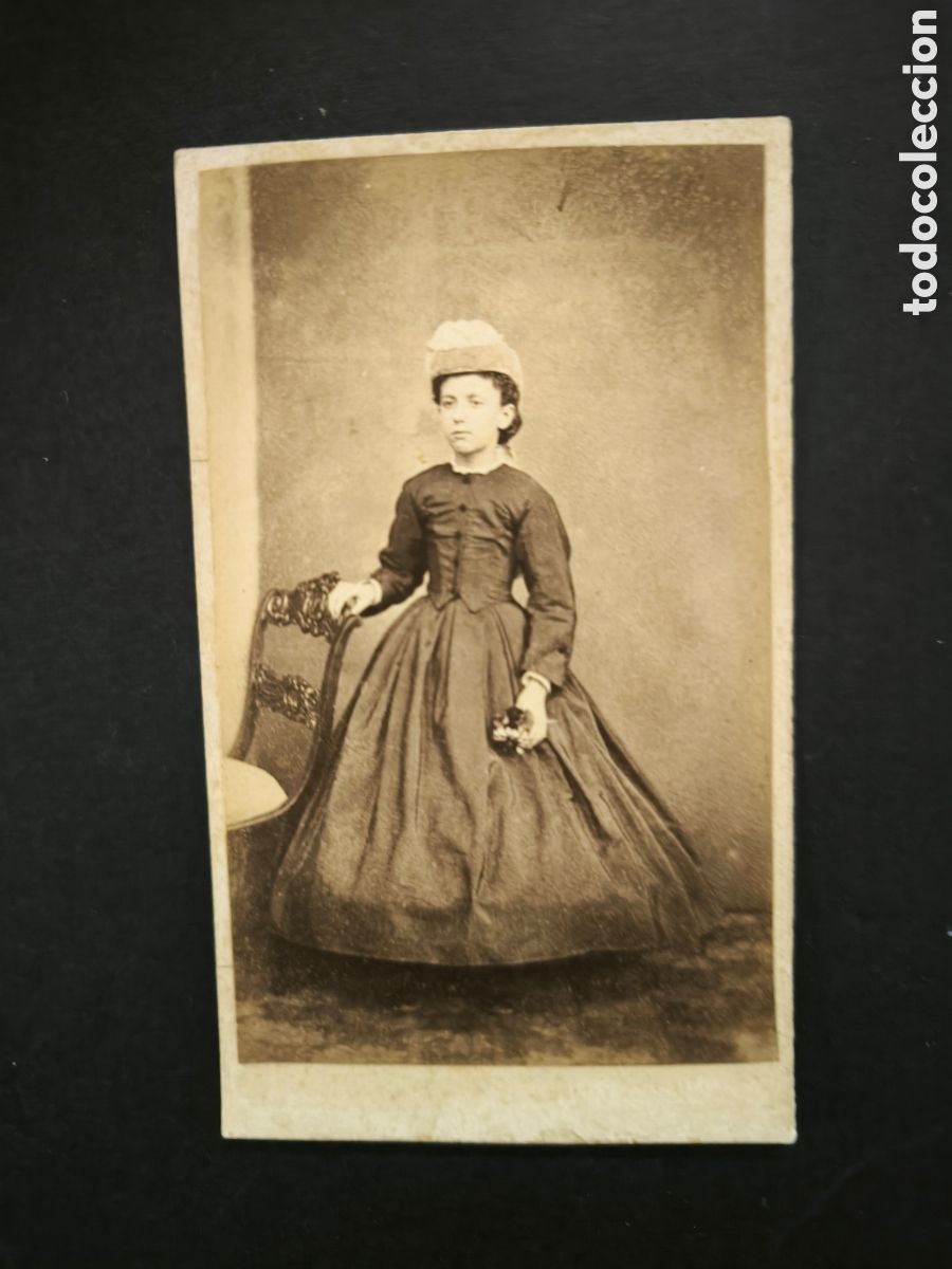 Fotograf&iacute;a antigua: Fotograf&iacute;a antigua, CDV. Eliseo Segond. Santiago de Compostela, finales s. XIX. Galicia.