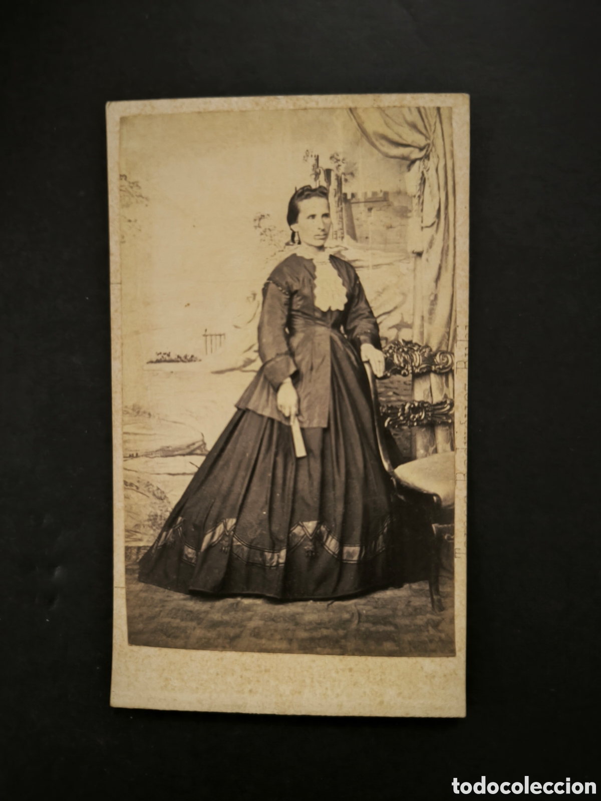 Fotograf&iacute;a antigua: Fotograf&iacute;a antigua, CDV. Eliseo Segond. Santiago de Compostela, finales s. XIX. Galicia.